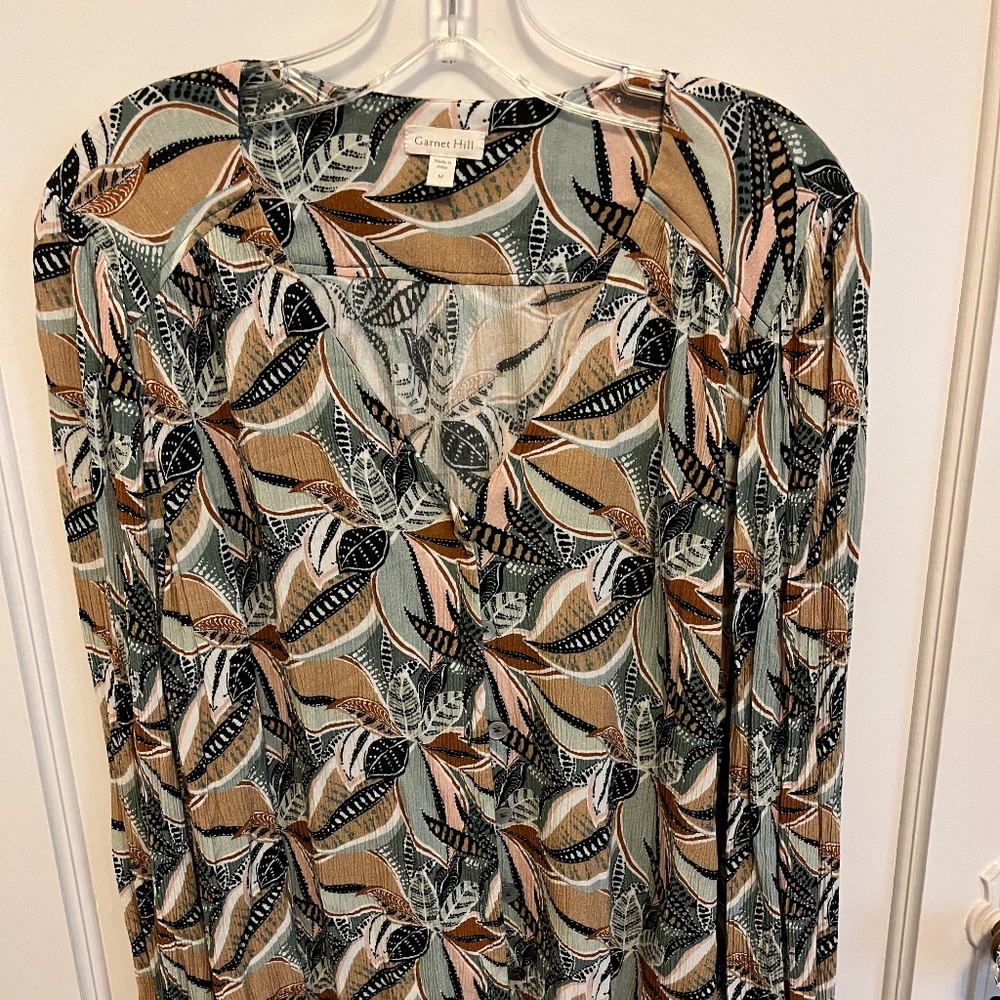 Garnet Hill blouse - medium